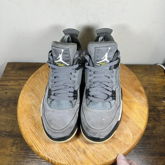 Air Jordan 4 Retro Cool Grey 2019 Sneakers Mens Size 8 Gray Shoes 308497-007